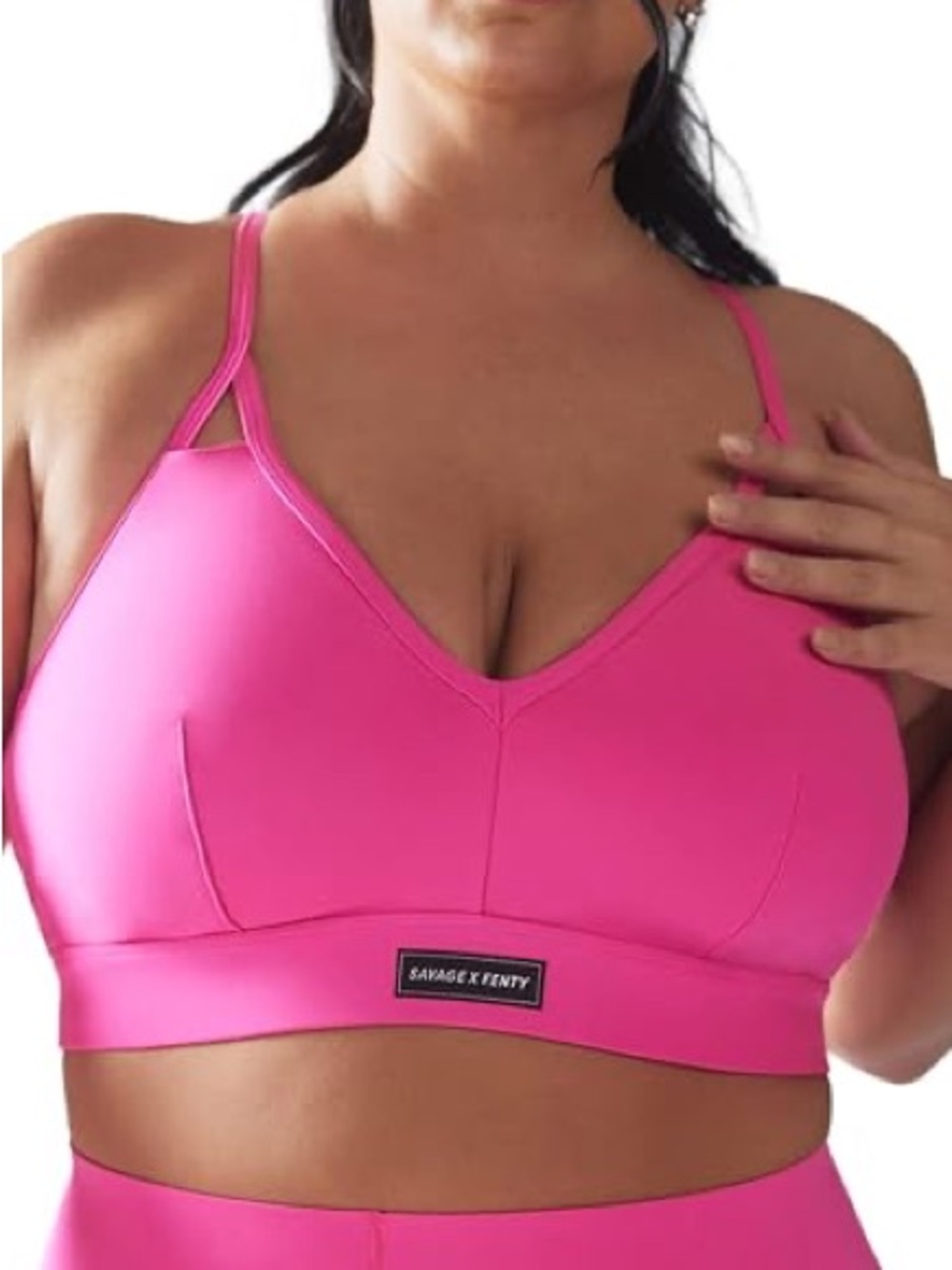 Savage X Fenty Womens Spotlight Low-Impact Sports Bra